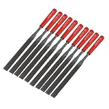 uxcell ハンドヤスリ　ハンドファイル　ガラス　フラットリング　ニードル　5mmx180mm 10本入