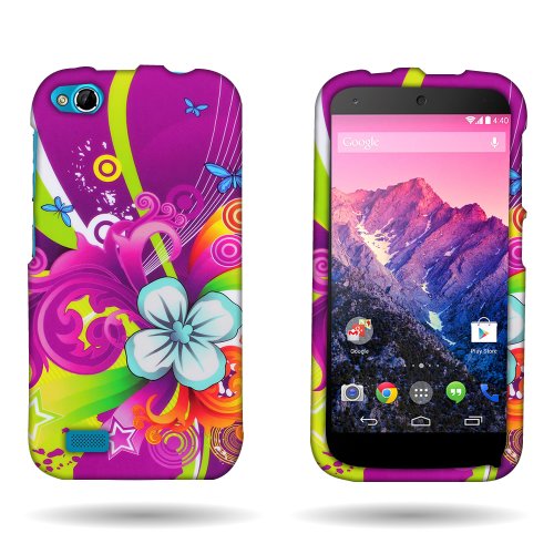 CoverON® Slim Hard Case for BLU Life Play with Cover Removal Tool - (Floral Medley )