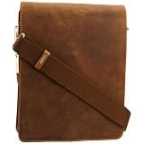 Visconti Leo Messenger Bag, University Bag, Leather Bag