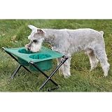 Portable Travel Raised Elevated Pet Dog Bowls Diner Feeder