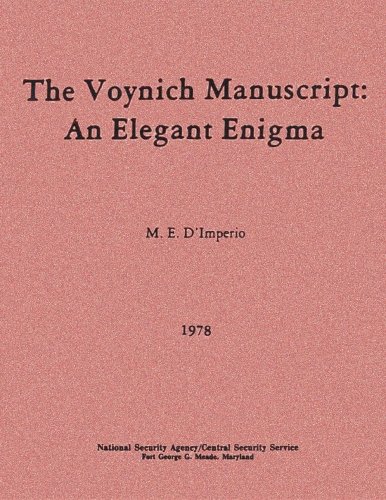 The Voynich Manuscript:  An Elegant Enigma