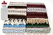 Hand Woven Premium Mexican Yoga Blankets Includes Eco Friendly BPA Free Water Bottle