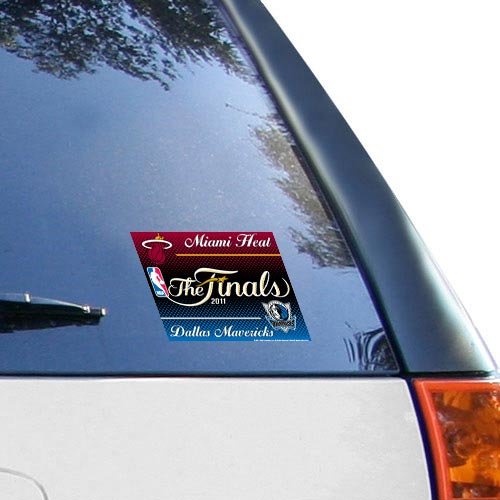 Chicago Bulls vs. Dallas Mavericks 2011 NBA Finals Commemorative 4x6 Ultra Decal