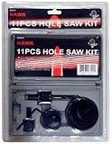 CARBON-STEEL HOLE SAW 11-PIECE KIT