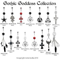 GOTHIC GODDESS COLLECTION NAVEL RINGS