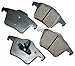 Akebono EUR980 EURO Ultra-Premium Ceramic Rear Brake Pad Set For 2003-2010 Volvo XC90