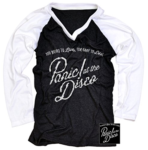 Panic! at the Disco Women T-Shirt Teeinspector Long Sleeve Baseball Raglan Gift for Women Medium