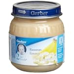 Gerber 2nd Foods Bananas, 4-Ounce Jars (Pack of 12)