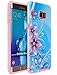 Galaxy S6 Edge Plus Case, S6 Edge + Case, Style4U Flower Design Slim Fit Hybrid Armor Case for Samsung Galaxy S6 Edge Plus / S6 Edge + with 1 Style4U Stylus [Lily Flower Pink]
