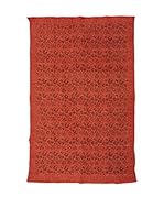 ICONS CORNER Alfombra 100% Algodón Indio (Rojo)
