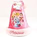 Kids Disney Princess Velour Santa Christmas Hat Pink with White