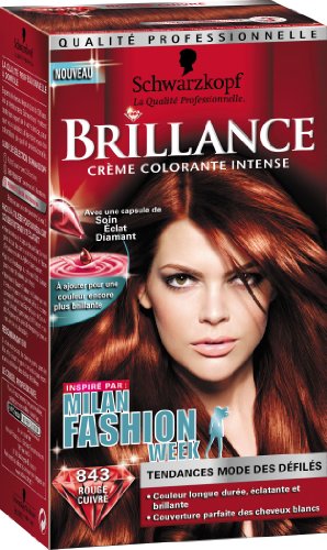  Schwarzkopf - Brillance Milan Fashion Week - Rouge Cuivré 843