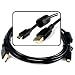 Gold-Series 2.0 USB Digital Camera Interface Mini-B 5-Pin Transfer Cable with Ferrite Core for Acer, Agfa, Aiptek, Argus, Canon, Casio, Chronos, Concord, Contax, Cool iCam, Creative, DXG, Epson, Fujifilm, Gateway, Hitachi, Hewlett Packard, Kodak, Konica Minolta, Kyocera, Leica, Nikon, Olympus, Panasonic, Pentax, Polaroid, Ricoh, Samsung, SeaLife, Sharp, Sigma, SiPix, Toshiba, Vivitar, and Many More!