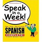 Speak in a Week!: See, Hear, Say & Learn Spanish: 4 week Set (Spanish Edition)