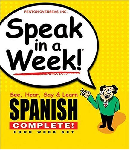 City Travel Guides Discounted  Books : Speak in a Week!: See, Hear, Say & Learn Spanish: 4 week Set (Speak in a Week)