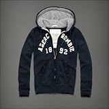 Abercrombie & Fitch アバクロ メンズ パーカー フーディー [ネイビー] 並行輸入品 XXLサイズ