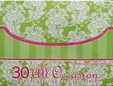 30 Handmade All Occasion Greeting Cards in a Decorative Box