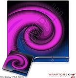 Sony PS3 Slim Skin - Alecias Swirl 01 Purple