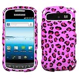Hot Pink Leopard Print Protector Case for Samsung Admire R720 (Type V)
