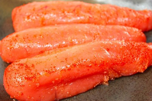 かねふく★からし明太子１ｋｇ！お茶碗からはみ出る超特大３Ｌサイズ♪化粧箱入りでギフトに最適！【明太子】【めんたいこ】【築地】【辛子明太子】【辛子めんたいこ】【かねふく】【ギフト】【お歳暮】