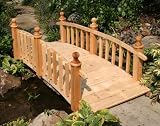 10' Red Cedar Limerick Picket Rail Bridge