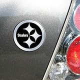 Pittsburgh Steelers Silver Car Emblem
