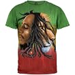 Bob Marley - Profiles Tie Dye T-Shirt