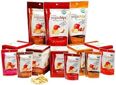 Yogavive Organic Original Popped Apple Chips, 1.41 Ounce -- 6 per case. by Yogavive