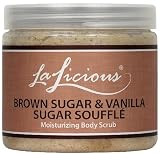 LaLicious Brown Sugar & Vanilla Souffle Scrub-16 ounces