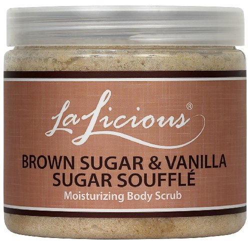 LaLicious Brown Sugar & Vanilla Souffle Scrub-16 ounces