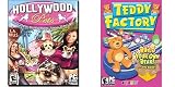 Computer Software Games for Children: Hollywood Pets and Teddy Factory