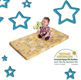 Babymatratze Schaumstoff 60x120 cm ver.Farben