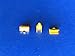 144pcs 10mm or 3/8 inch Ribbon Clamps with Loop - Gold