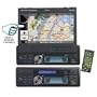 Lanzar SDBT74NV 7-Inch 1xDIN In-Dash Motorized Touchscreen LCD Monitor with DVD/CD/USB/SD/AM/FM/Bluetooth and GPS with USA/Canada/Mexico