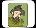 All Products : Decorated Mouse Pad with man, bust, Poland, Europe, hat, beard