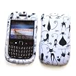 BlackBerry Curve 3G 9300 (T-Mobile) & Gemini Curve 8520 & 8530 Rubberized Snap-On Protector Hard Case Image Cover "Hip Kitty" Design