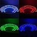 Docooler 7 Color LED Under Glow Car Underbody Neon Strip Lights Kit 2x 36