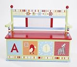 Levels of Discovery Alphabet Soup Toy Box Bench