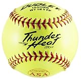 Dudley Thunder Heat Dual Stamp ASA-NFHS Fastpitch Softballs 47 Cor (1 dozen)