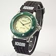 CARRERA Men's Silver-Tone Stainless Steel Strap Watch with Green Rotating Bezel. Model: CW520.17.1