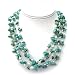 HinsonGayle "Maria" Double Strand Turquoise and Pearl Rope Necklace