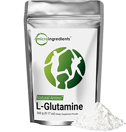 Naturally Fermented Pure L-Glutamine Powder - Promote Muscle Mass & Recovery (260 gram / 9.17 oz) Vegan Amino Acids