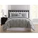 Truly Soft Everyday BIB1969GYFPB-32 Pleated Bed in a Bag, Full, Pueblo Grey