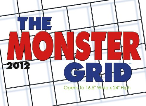 2012 Monster Grid Poster (size) calendar