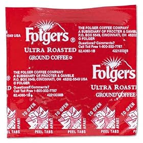 Premeasured Regular Coffee Packs, .9oz Packs, 42 carton by FolgersŪ