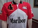 ARGENTINA POLO #4 RED & WHITE MARLBORO SHIRT