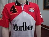 ARGENTINA POLO #4 RED & WHITE MARLBORO SHIRT