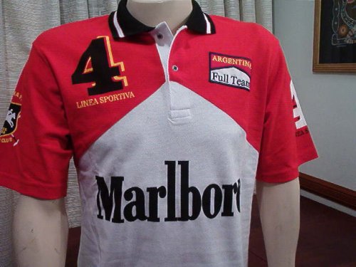 Buy ARGENTINA POLO #4 RED & WHITE MARLBORO SHIRT online at Discounted New and Used prices. Delivered to your door with Off-The-Bookshelf.