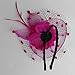 Coolwife Womens Fascinator Veil Flower Cocktail Tea Party Headwear