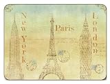 Jason Travel Monuments Coasters - Set of 6